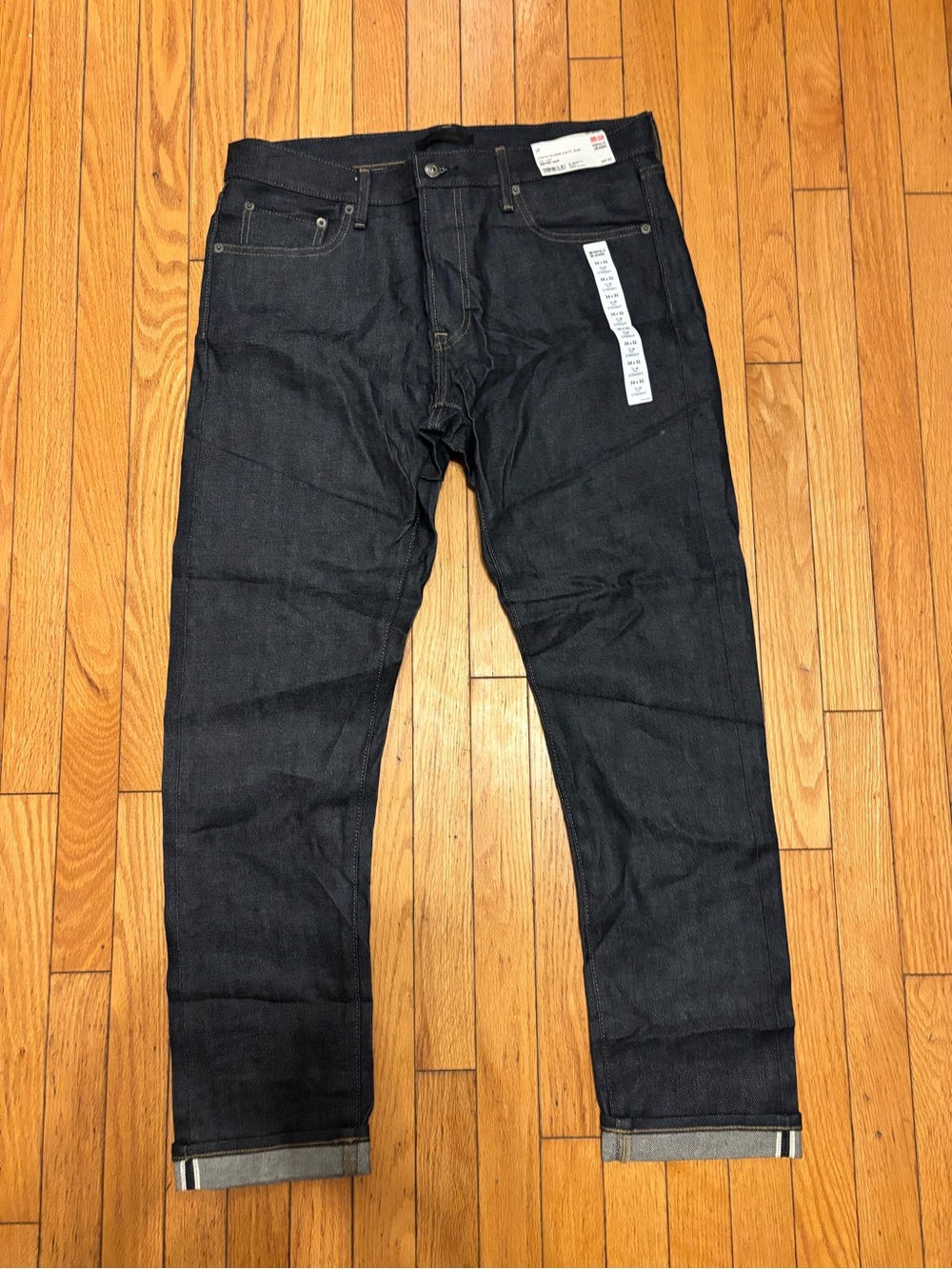 Uniqlo Men's Slim Straight Jeans — Dark Indigo
